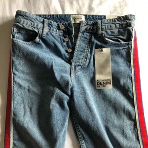 BNWT Zara striped jeans size 6